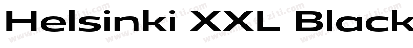Helsinki XXL Black Regular字体转换